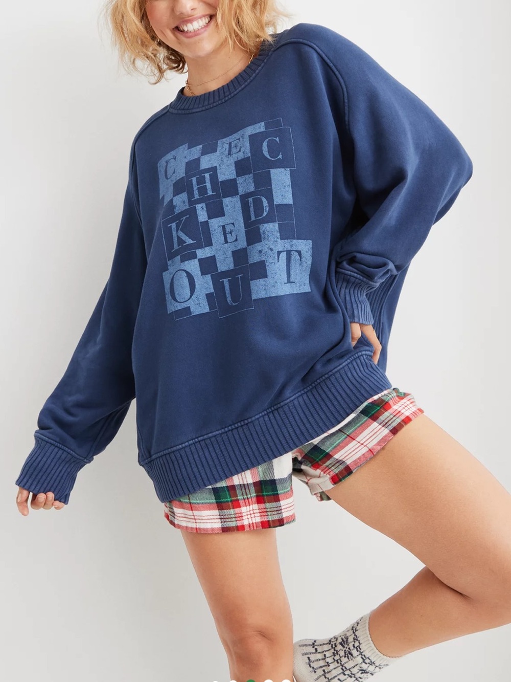 Aerie Down-To-Earth Crew Sweatshirt